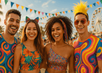 Looks para o carnatal blocos grupo