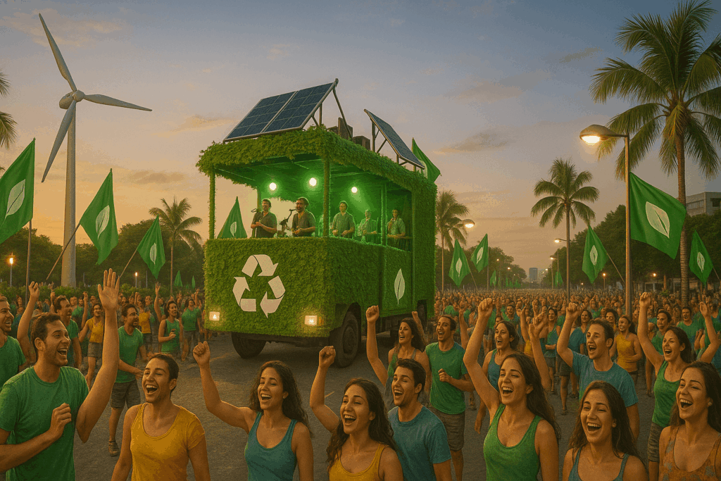 ações sustentáveis do Carnatal